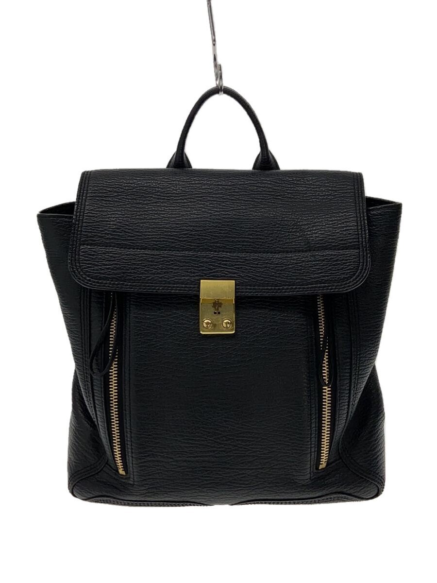 3.1 Phillip Lim◇リュック/レザー/ブラック/無地/2way 3.1 Phillip Lim◇リュック/レザー/ブラック/無地/2way