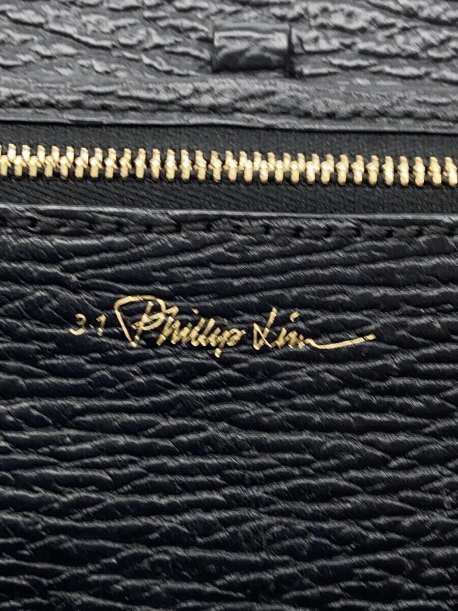 3.1 Phillip Lim◇リュック/レザー/ブラック/無地/2way 3.1 Phillip Lim◇リュック/レザー/ブラック/無地/2way