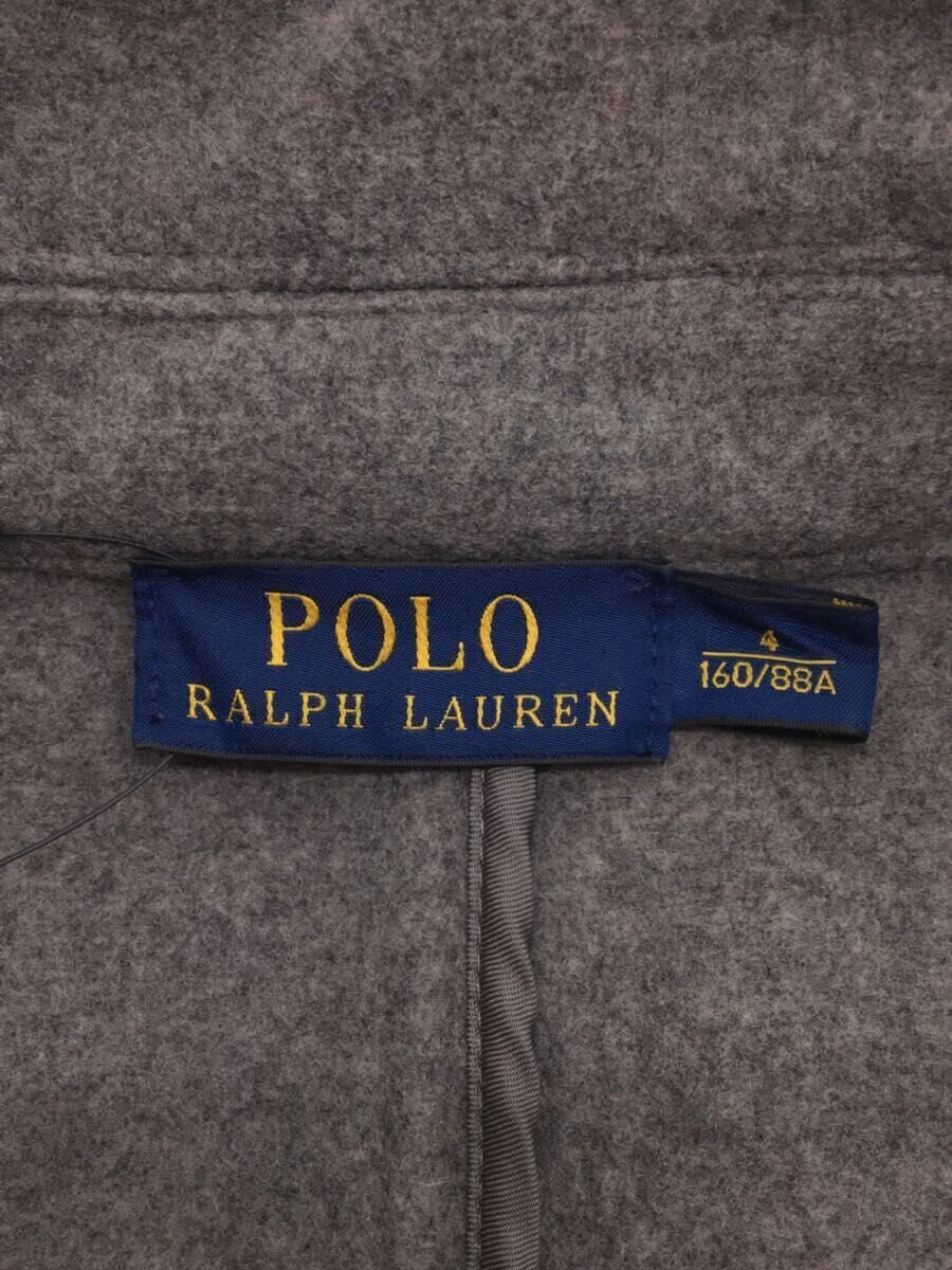 POLO RALPH LAUREN* пальто /4/ шерсть /GRY/ одноцветный 