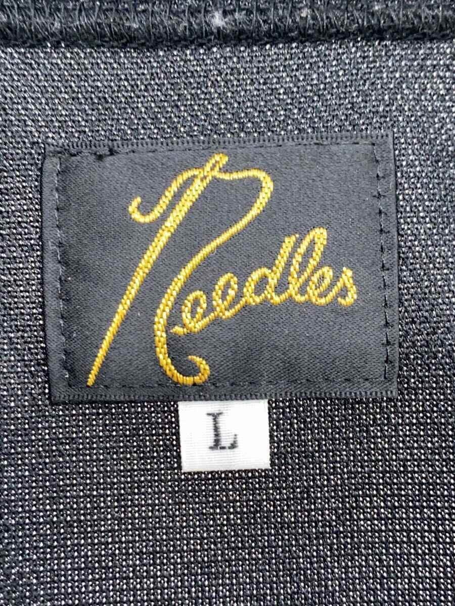 Needles◇B2nd別注/TRACK JACKET/ジャージ/L/ポリエステル/BLK Needles◇B2nd別注/TRACK JACKET/ジャージ/L/ポリエステル/BLK