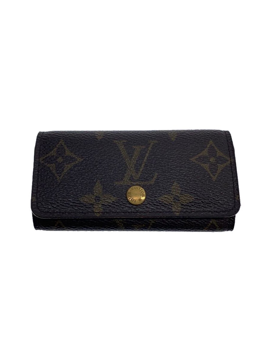 LOUIS VUITTON◆ミュルティクレ4_モノグラム・キャンバス_BRW/PVC/メンズ/M69517