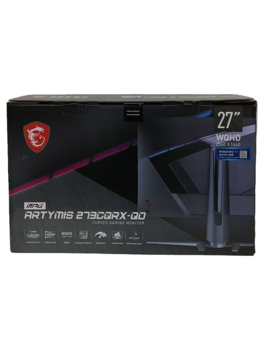 MSI◇モニター/27インチ/MPG ARTYMIS 273CQRX-QD/湾曲モニター MSI◇モニター/27インチ/MPG ARTYMIS 273CQRX-QD/湾曲モニター