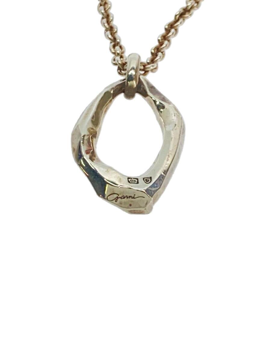GARNI◇クロッケリーリング/ネックレス/925/SILVER/トップ有 GARNI◇クロッケリーリング/ネックレス/925/SILVER/トップ有
