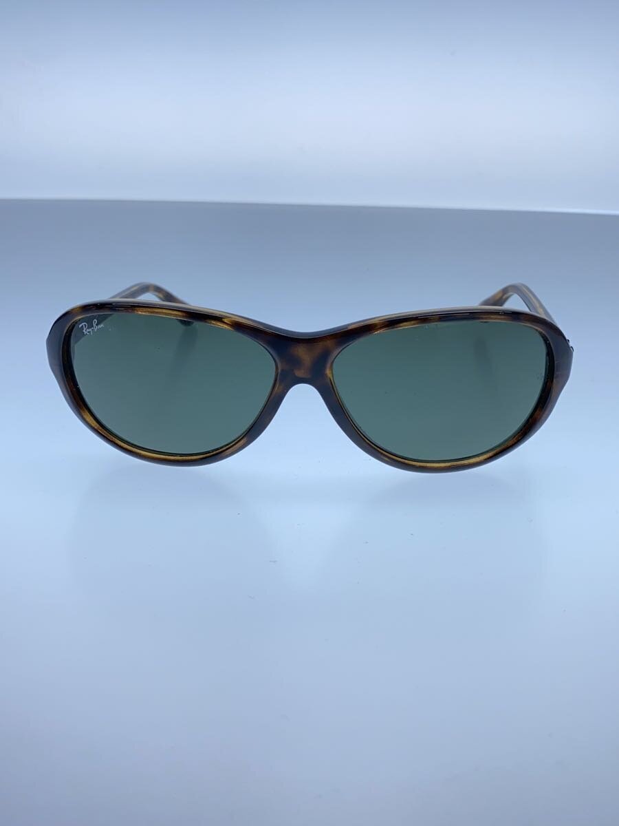 Ray-Ban◆サングラス/ウェリントン/BRW/BLK/メンズ/rb4153