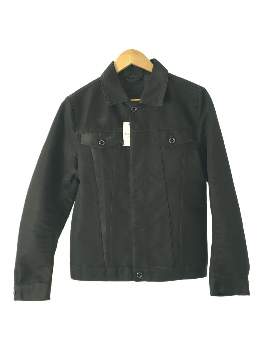DIESEL BLACKGOLD◆ストレッチブラックデニムジャケット_Gジャン/44/コットン/BLK/無地//