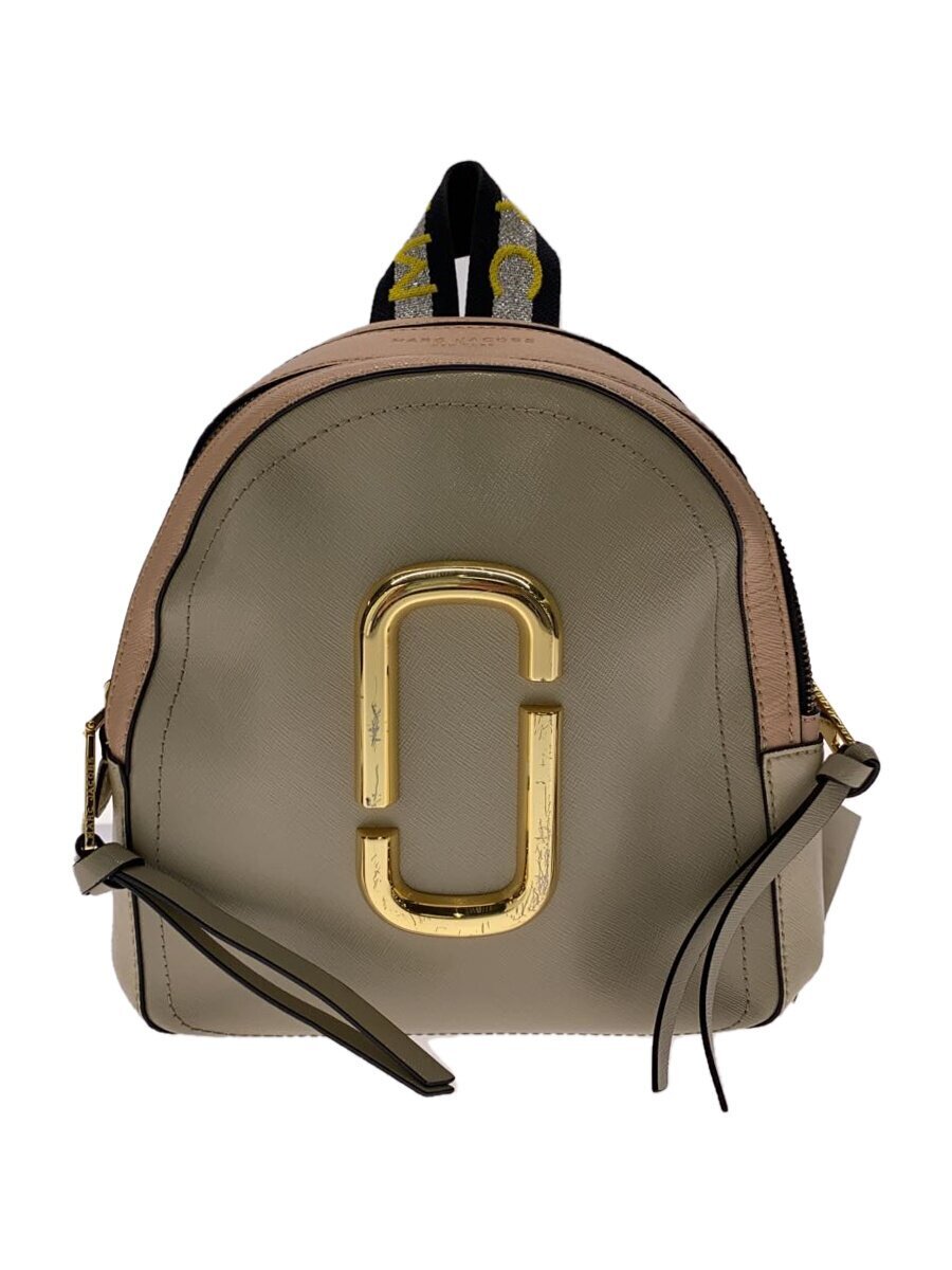 MARC BY MARC JACOBS◇リュック/レザー/パックショット/BEG MARC BY MARC JACOBS◇リュック/レザー/パックショット/BEG