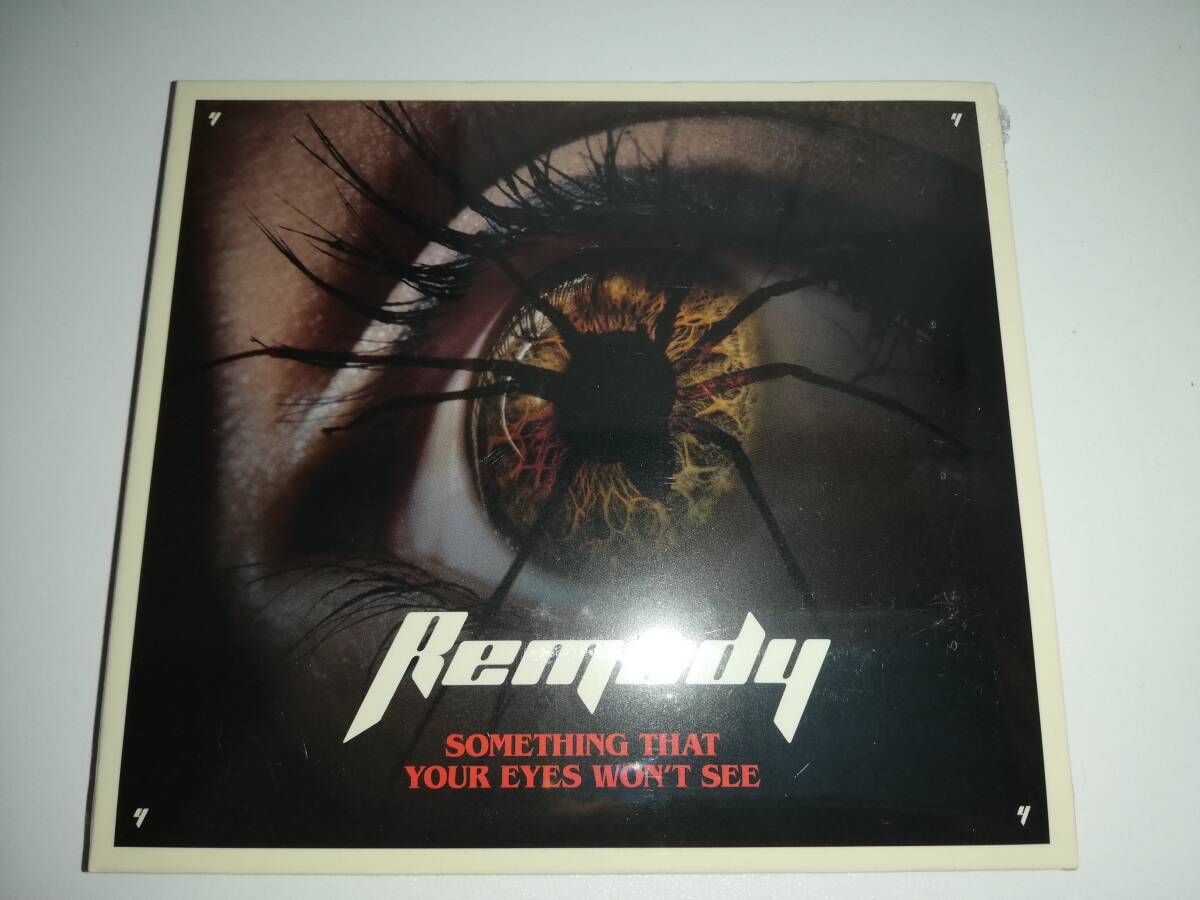 【北欧メロハー名盤】REMEDY / SOMETHING THAT YOUR EYES WON'T SEE　ジャケは暗いですが、初期H.E.A.Tの再来な完璧北欧メロハー　自主製作