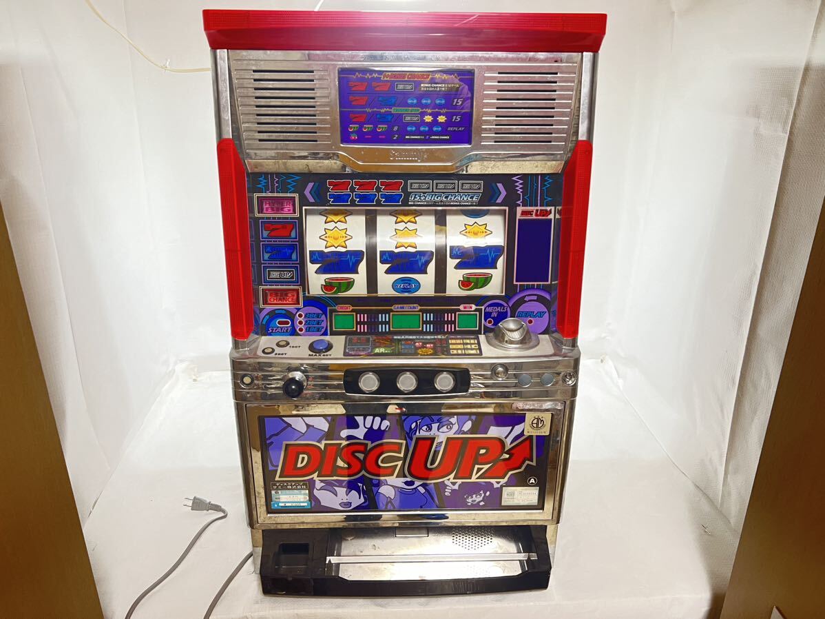 ディスクアップ スロット実機 パチスロ実機 DISC UP グリーン ディスクアップ スロット実機 パチスロ実機 DISC UP グリーン