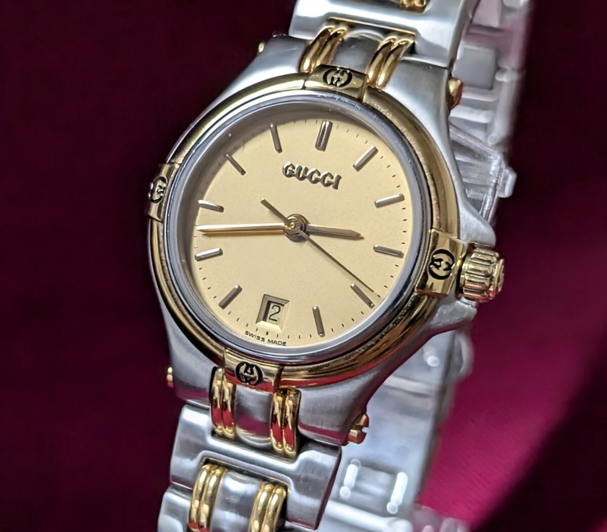 GUCCI時計 9040L 新品電池 稼働品 GUCCI時計 9040L 新品電池 稼働品