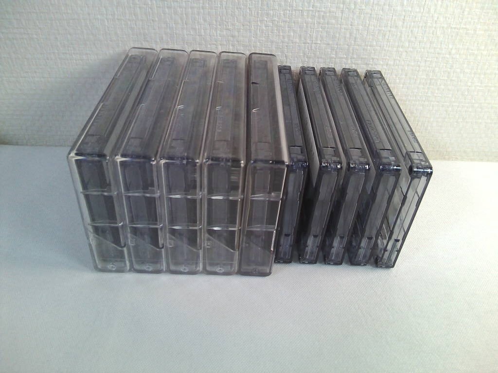 10 pcs set *maxell both ways 10 minute normal cassette tape * nail equipped used 