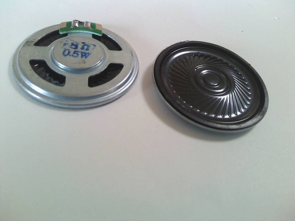 1 piece small calibre speaker outer diameter 40mm 8Ω 0.5W* audio, toy other for repair * new goods 