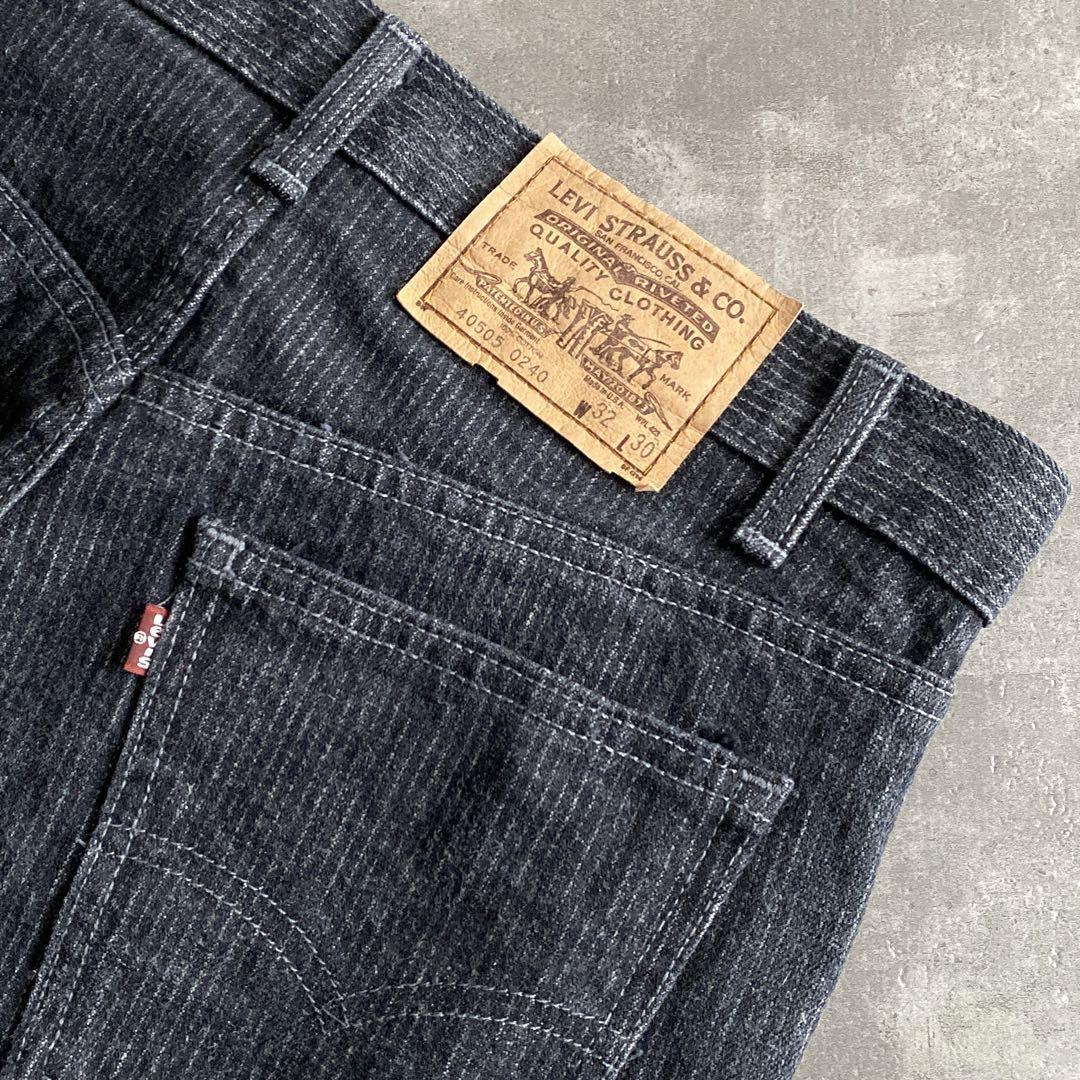 80s ビンテージ USA製 Levis リーバイス 505 40505 0240 先染め 80s ビンテージ USA製 Levis リーバイス 505 40505 0240 先染め