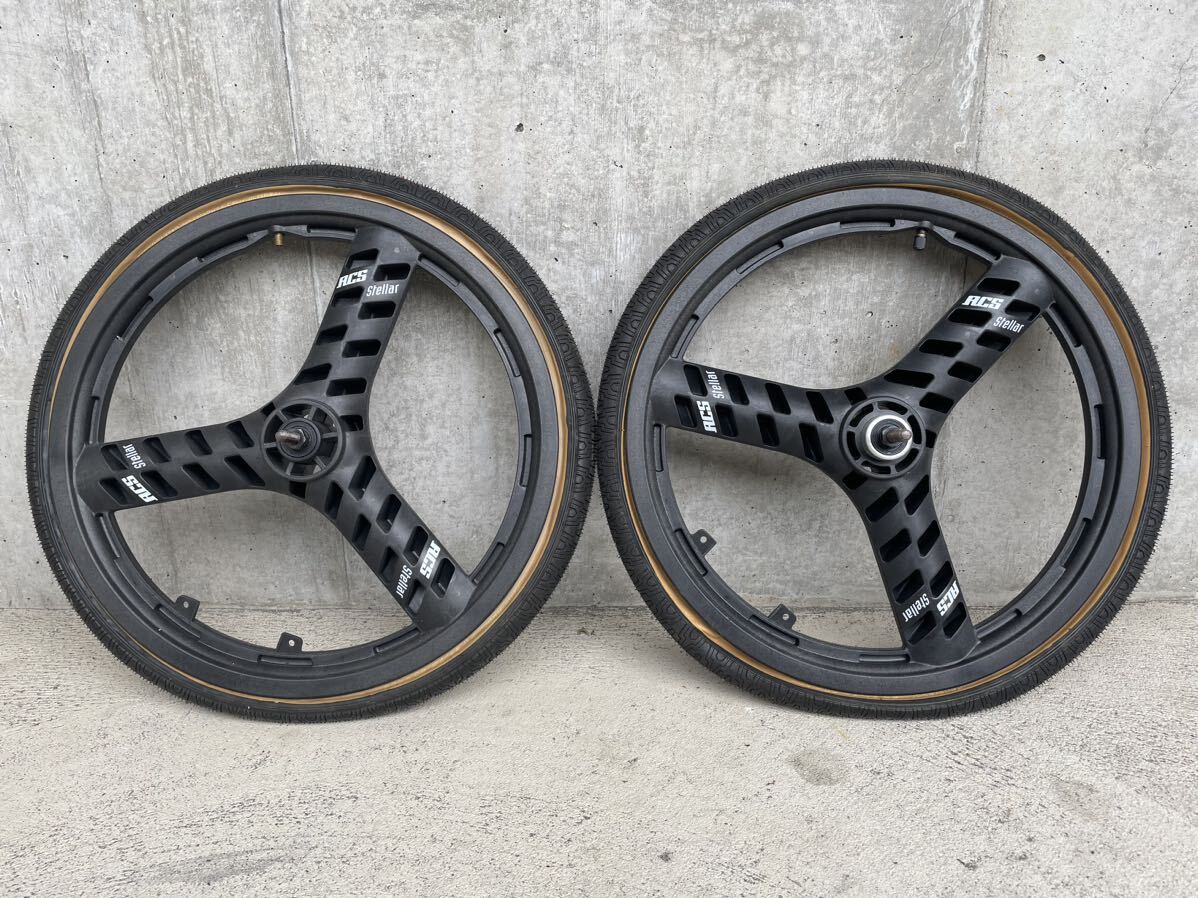 ACS STELLAR 3 SPOKE WHEEL ホイール前後セット 