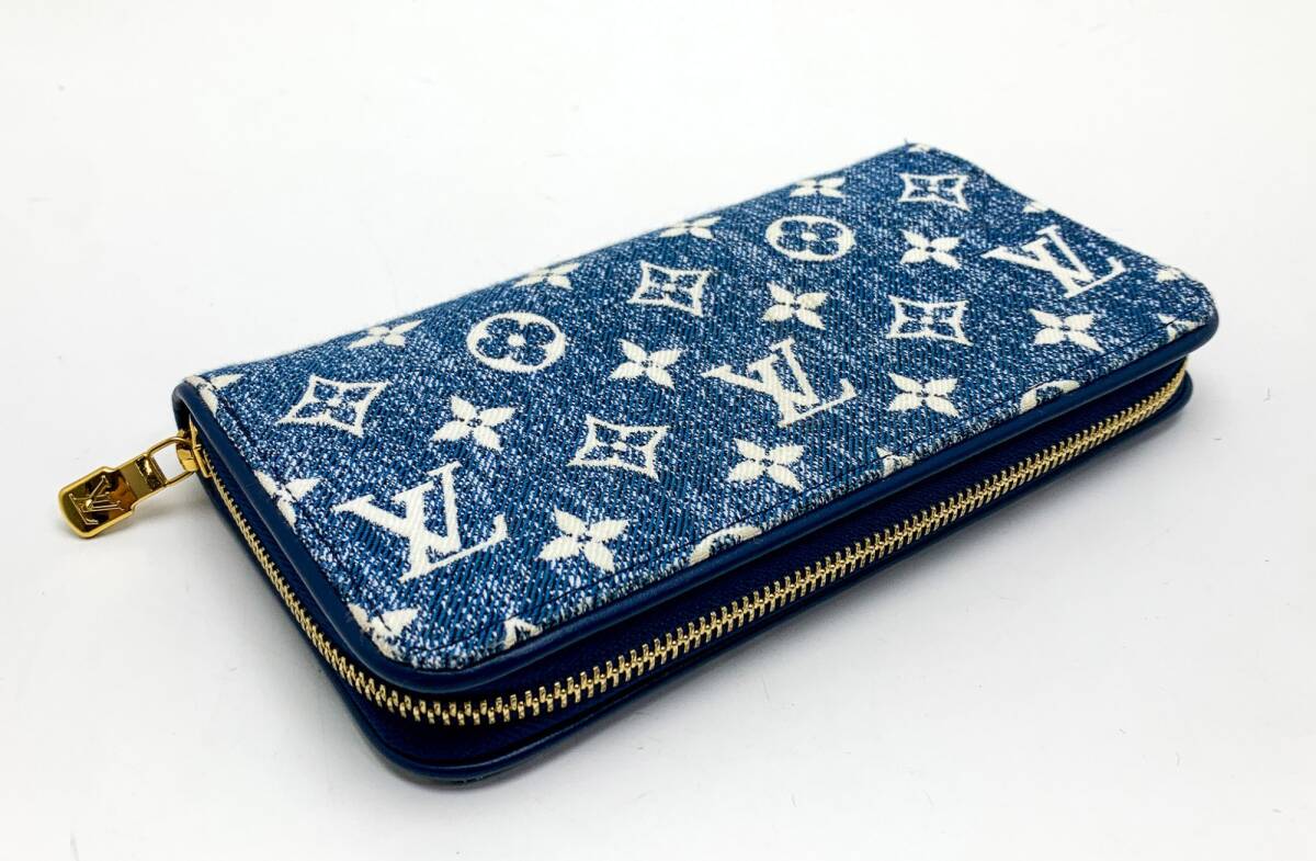 LOUIS VUITTON ルイヴィトン モノグラム?ジャガード?デニム ジッピーウォレット M81226 ラウンドファスナー 長財(cái)布 サイフ ブランド