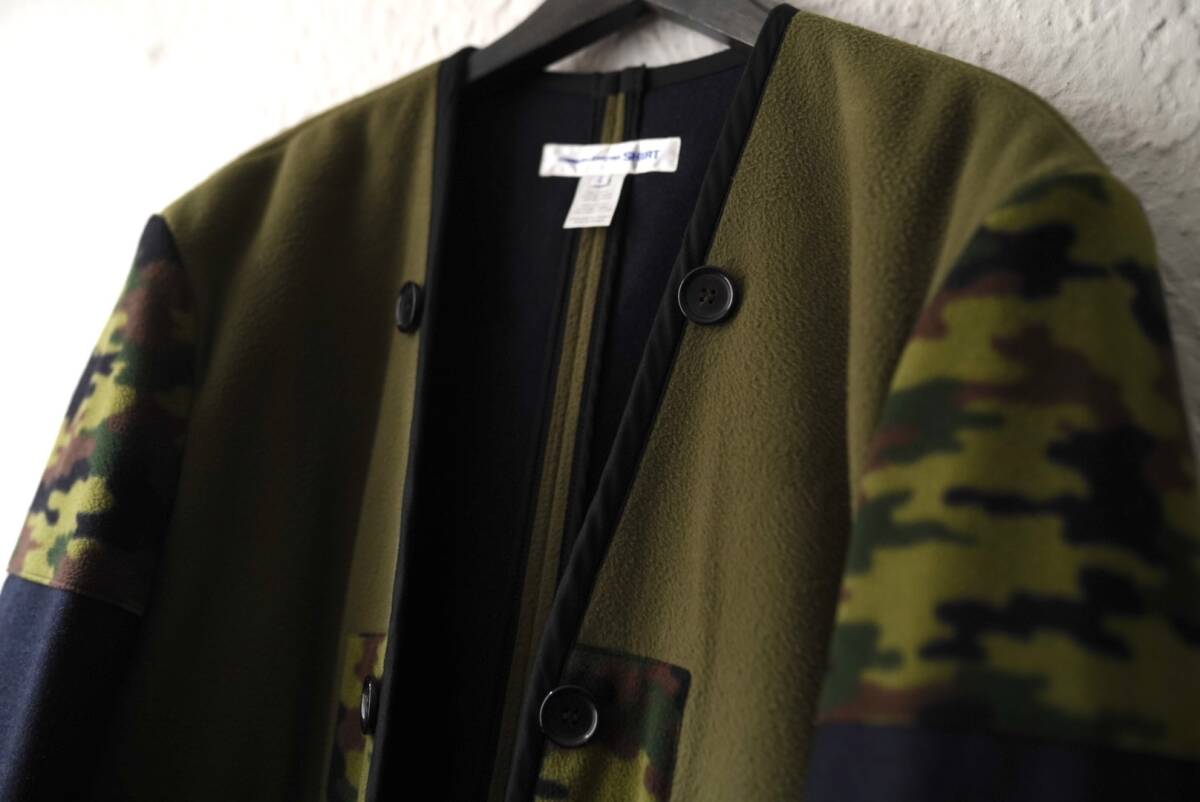 17AW パッチワークウールライナーコート / COMME des GARCONS 17AW パッチワークウールライナーコート / COMME des GARCONS