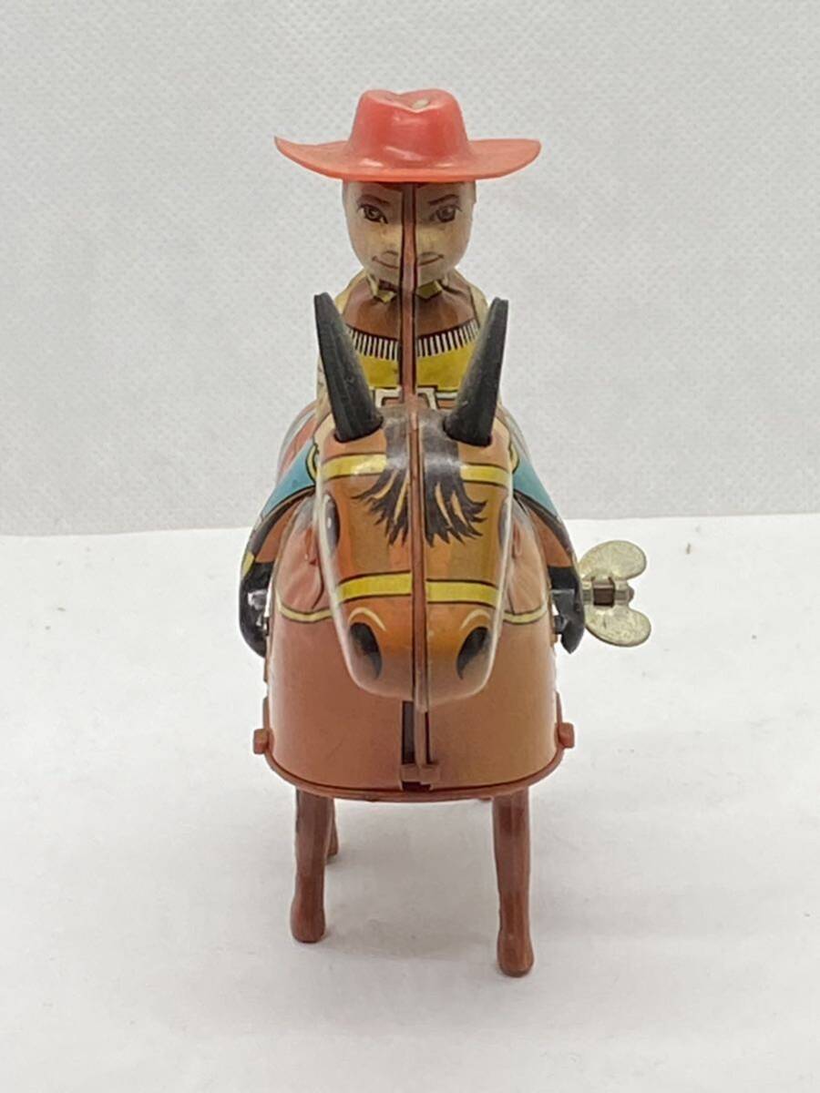 昭和 レトロ 当時物 ブリキ LONELY COWBOY ゼンマイ YONE MADE 昭和 レトロ 当時物 ブリキ LONELY COWBOY ゼンマイ YONE MADE
