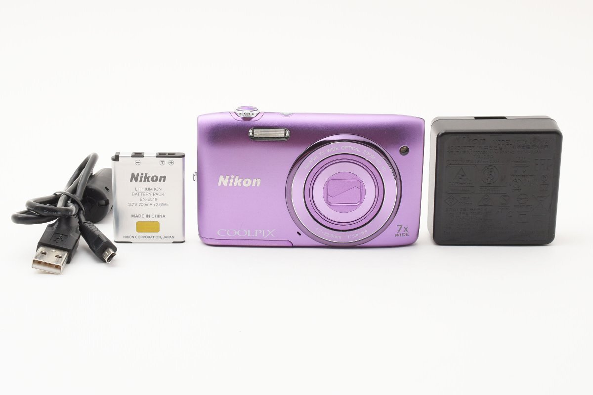 Nikon COOLPIX S3500 オーキッドパープル 美品