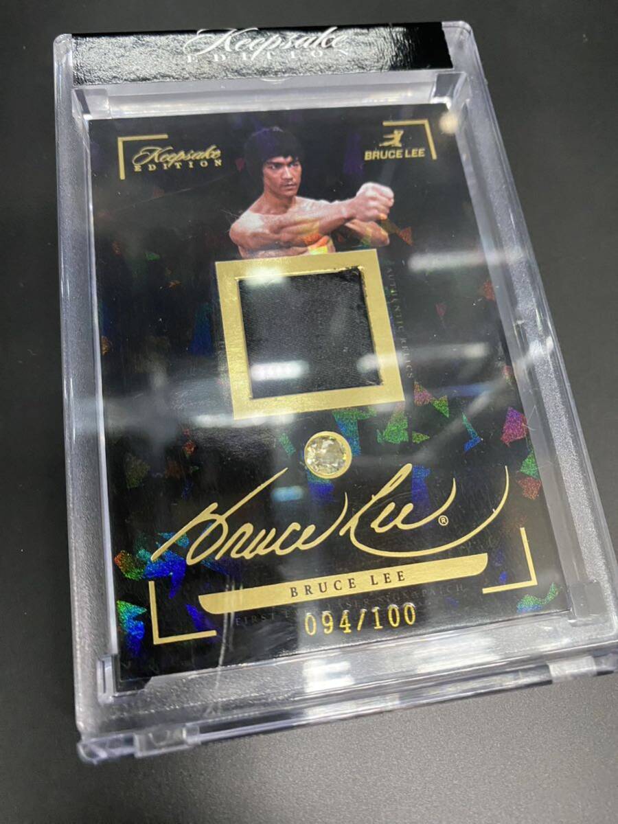 1円スタート　ブルース・リー 100枚限定 レリック カード super break 2024 Keepsake Bruce Lee 50th Anniversary Bruce Lee Relic Card