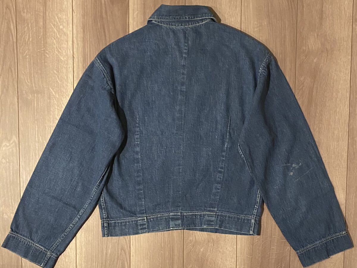 Yahoo!オークション - 最古 20s US NAVY DENIM PULLOVER JACKET Yahoo!オークション - 最古 20s US NAVY DENIM PULLOVER JACKET