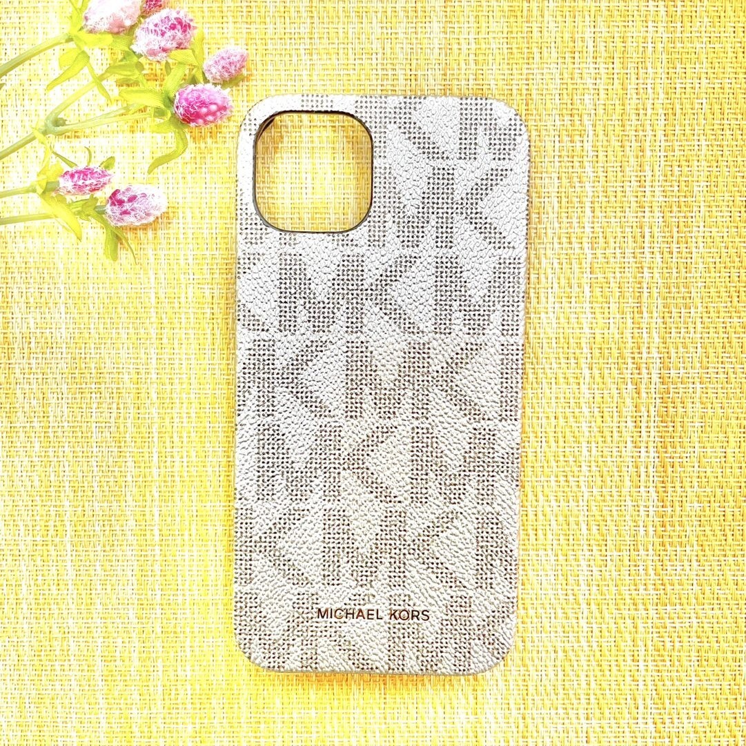 【新品】マイケルコース iPhone13 ケース MKJH21PC07 パール 新品】マイケルコース iPhone13 ケース MKJH21PC07 パール