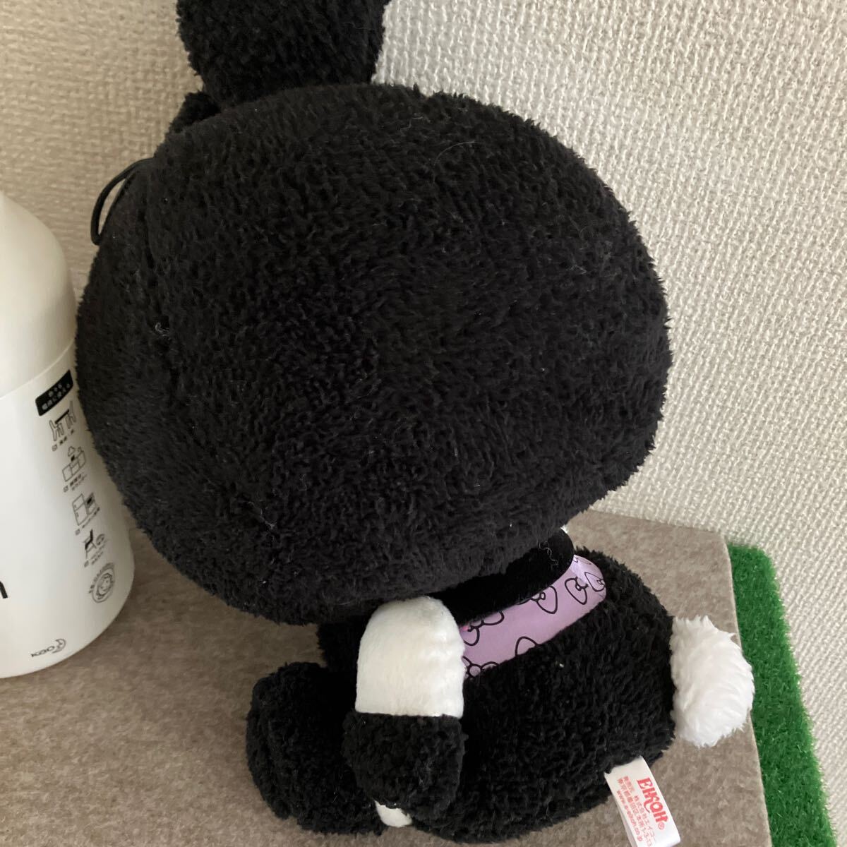 ハローキティ カラフルバニー 黒 うさぎ ぬいぐるみ 2013年 ハローキティ カラフルバニー 黒 うさぎ ぬいぐるみ 2013年