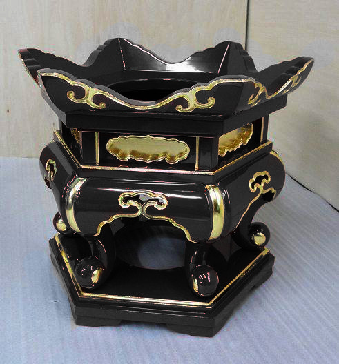 受注生産品、限定サイズの特価品】六角リン台 ケイス 平径33.5センチ 受注生産品、限定サイズの特価品】六角リン台 ケイス 平径33.5センチ