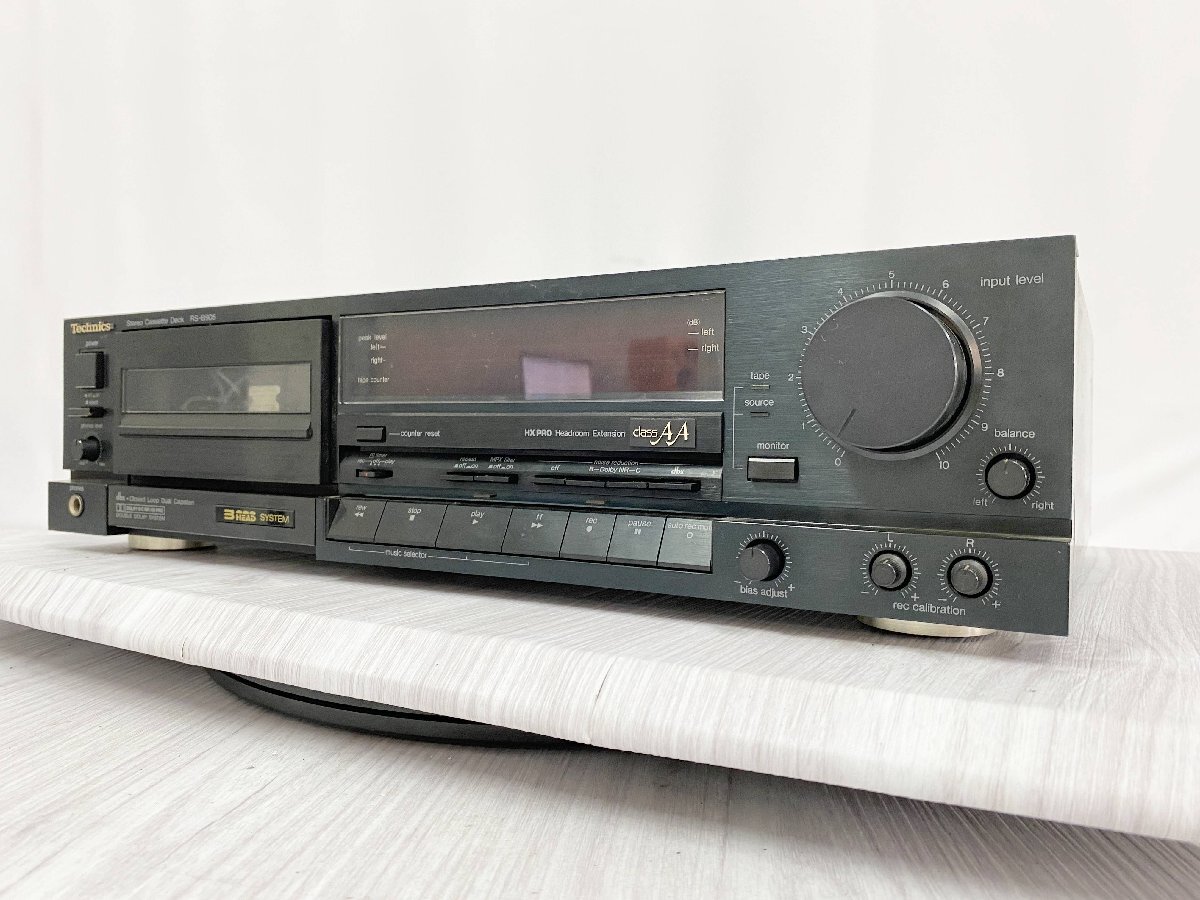 Technics 3ヘッド カセットデッキ RS-B905 テクニクス Technics RS-B905 3-Head Cassette Deck