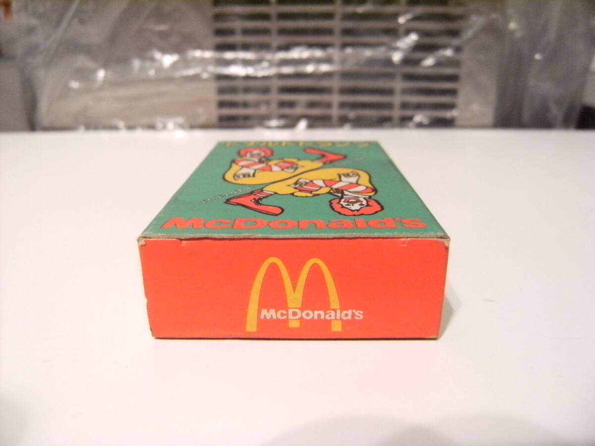  waste number * not for sale *80 period * Vintage that time thing McDonald\'s McDonald's Donald PLAYING CARDS playing cards * handle burger piero Magic jugglery 