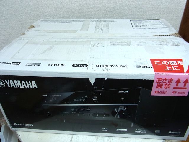 ヤマハ YAMAHA AVレシーバー ブラック RX-V385 【ジャンク品】 Yahoo!オークション - ジャンク品 ヤマハ AVレシーバー ブラック