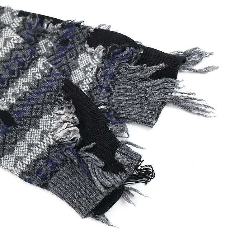 BALENCIAGA バレンシアガ 21AW デストロイ バギー コットン ボタンフライ デニムパンツ ブラック 664265 TJW58 BALENCIAGA バレンシアガ 21AW デストロイ バギー コットン ボタンフライ デニムパンツ ブラック 664265 TJW58
