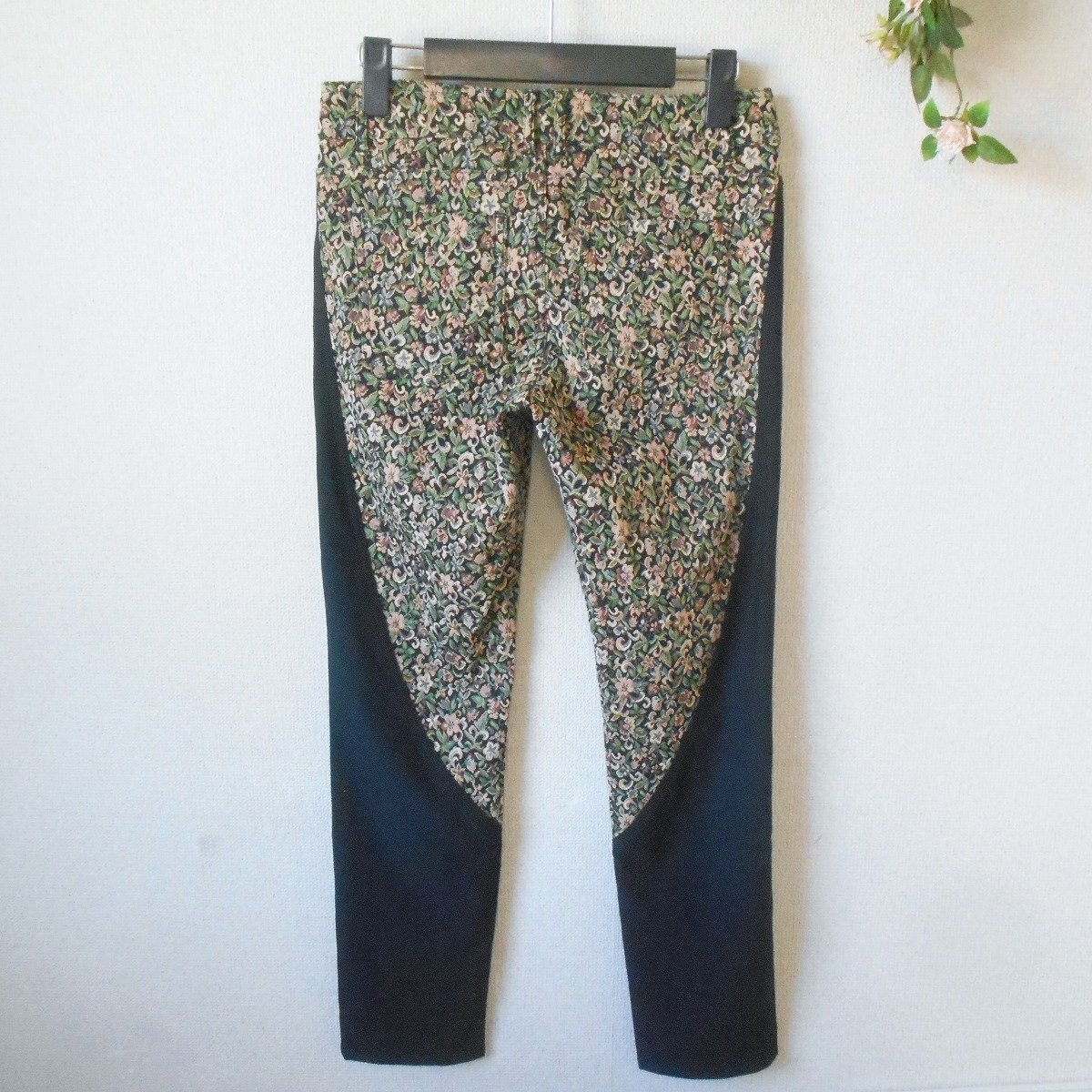 リツコシラハマ RITSUKO SHIRAHAMA パンツ レディース 2 ゴブラン 切替 秋 冬 春_画像5