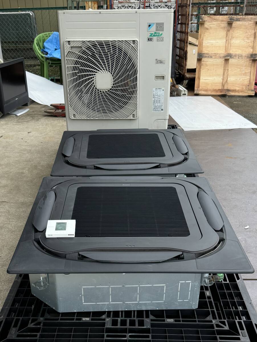 ★中古品★2019年製★DAIKIN ダイキン パッケージエアコン★ 5馬力(24～３６坪)★三相200v★RZRP140BC x 1★FHCB71EG x ２★ガスなし