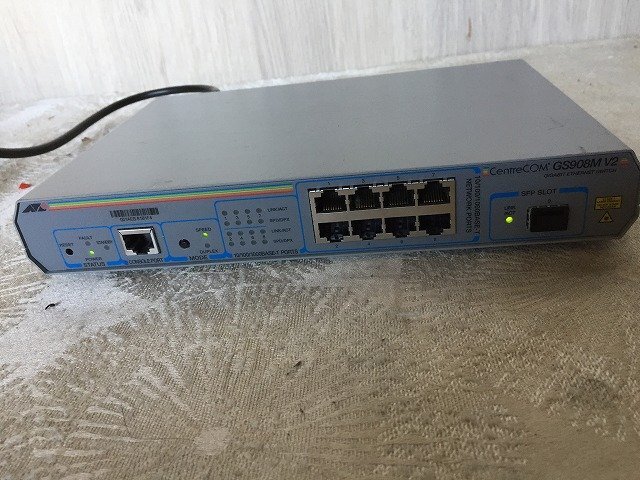 *Allied Telesisa ride teresisCentreCOM GS908M V2 переключатель электризация подтверждено <D0913W4LEFT6>
