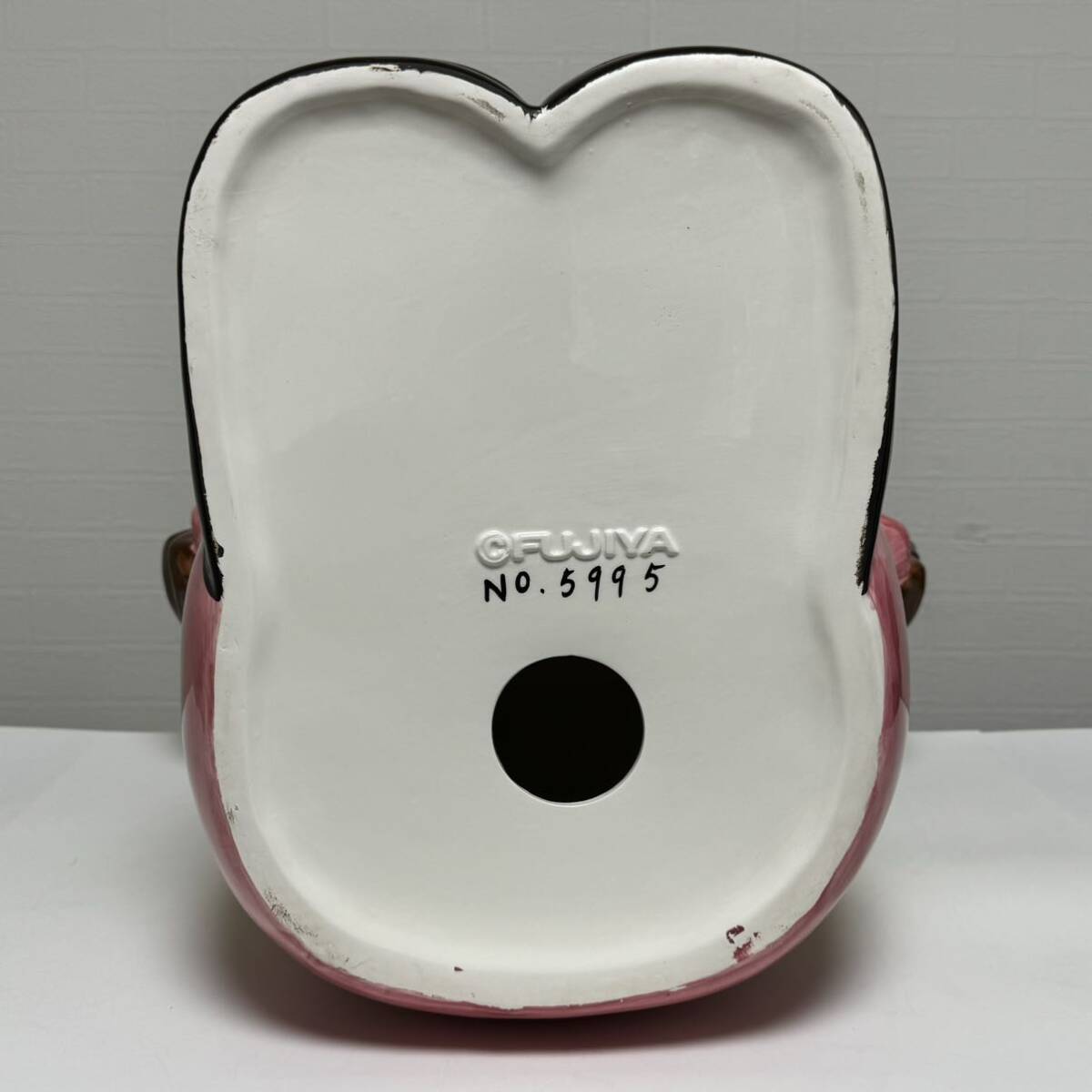 貴重】FUJIYA 不二家 ジャンボペコちゃん人形 陶器製 ファミリー 貴重】FUJIYA 不二家 ジャンボペコちゃん人形 陶器製 ファミリー
