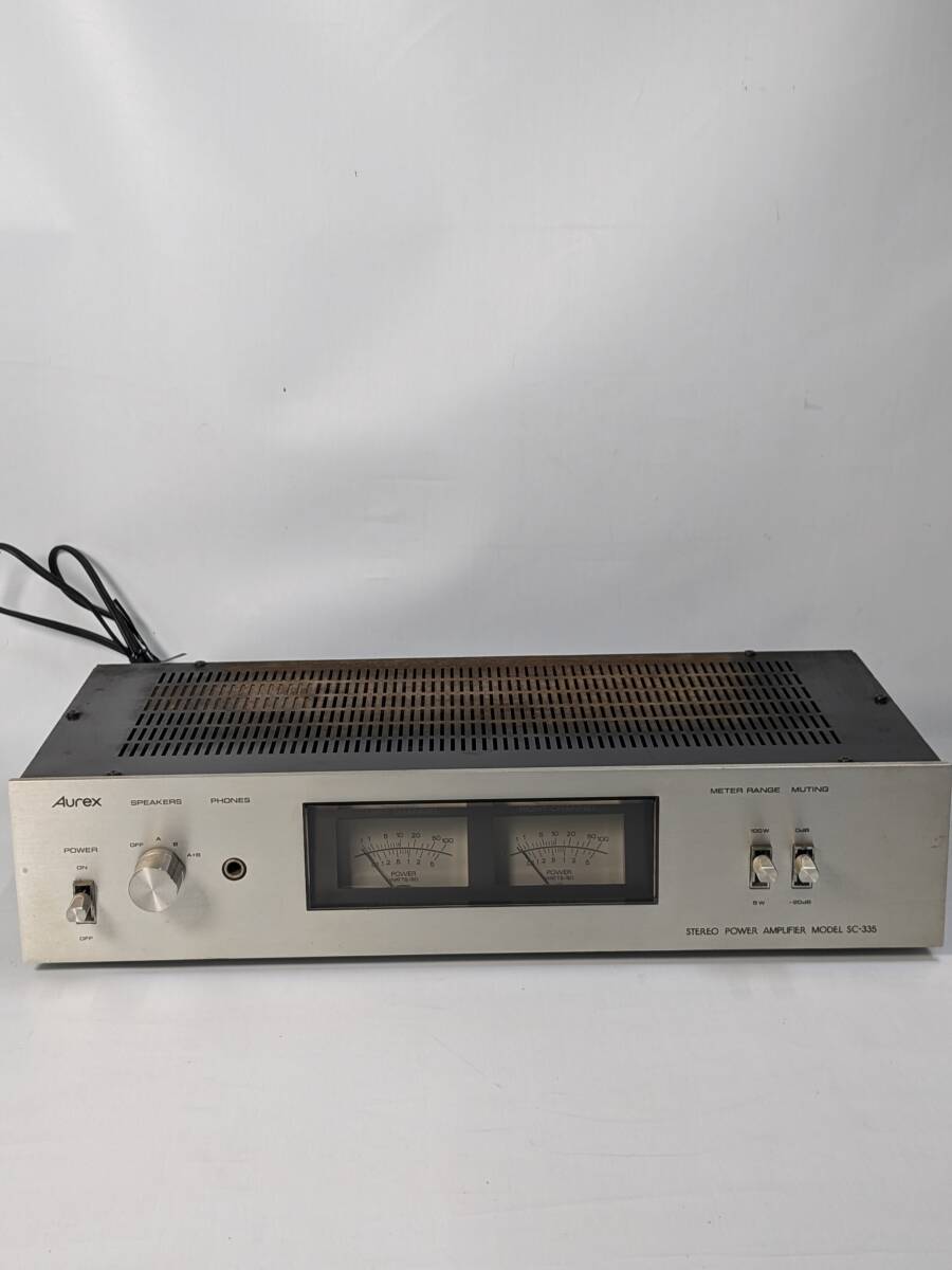 Aurex SC-335/sc335 アンプ オーレックス ジャンク 動作未確認品 Aurex SC-335/sc335 アンプ オーレックス ジャンク 動作未確認品