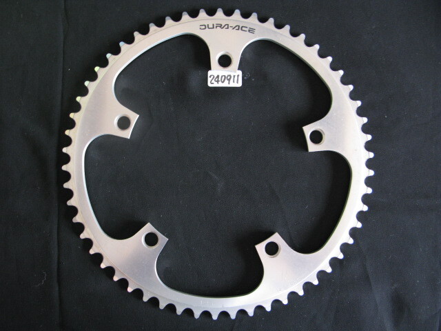 ピスト・競輪/NJS認定shimano【DURA-ACE】大ギア厚歯54T旧型中古品PI