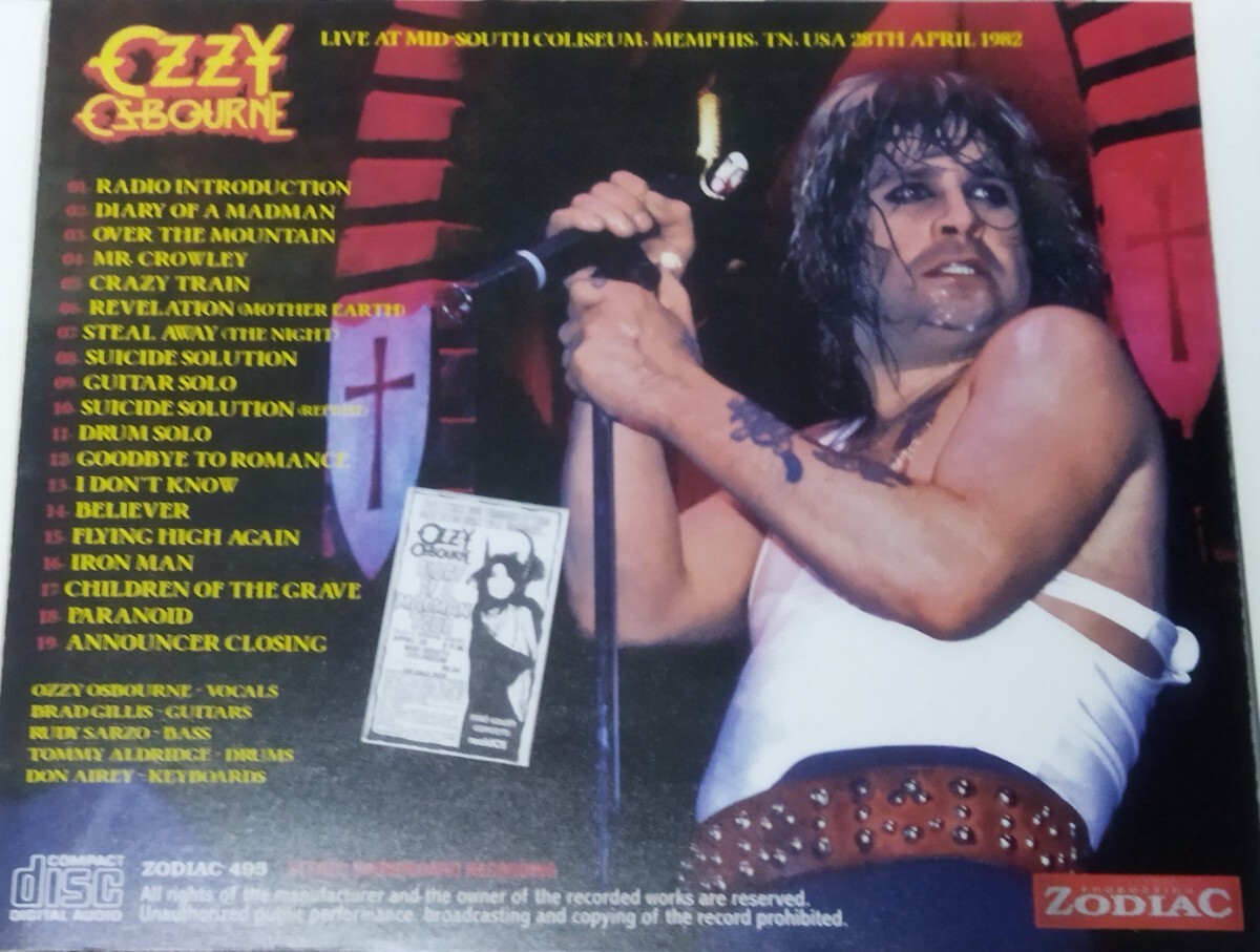 オジー・オズボーン初来日公演（１９８２年）パンフレット＋ＬＰ盤初期２枚セット ウドー音楽事務所 on X: 