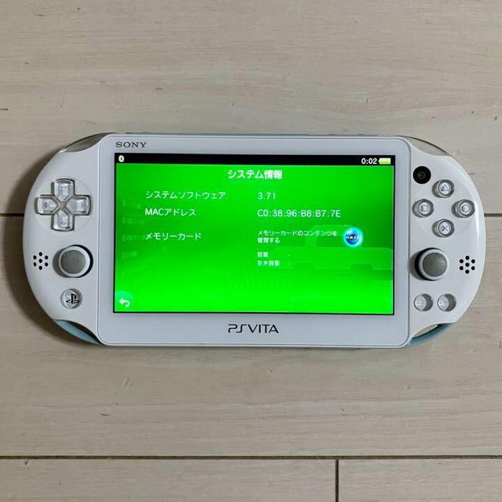 SONY PSVITA PCH-2000 ZA14 1GB 本体 wifi 初期化 ソニー