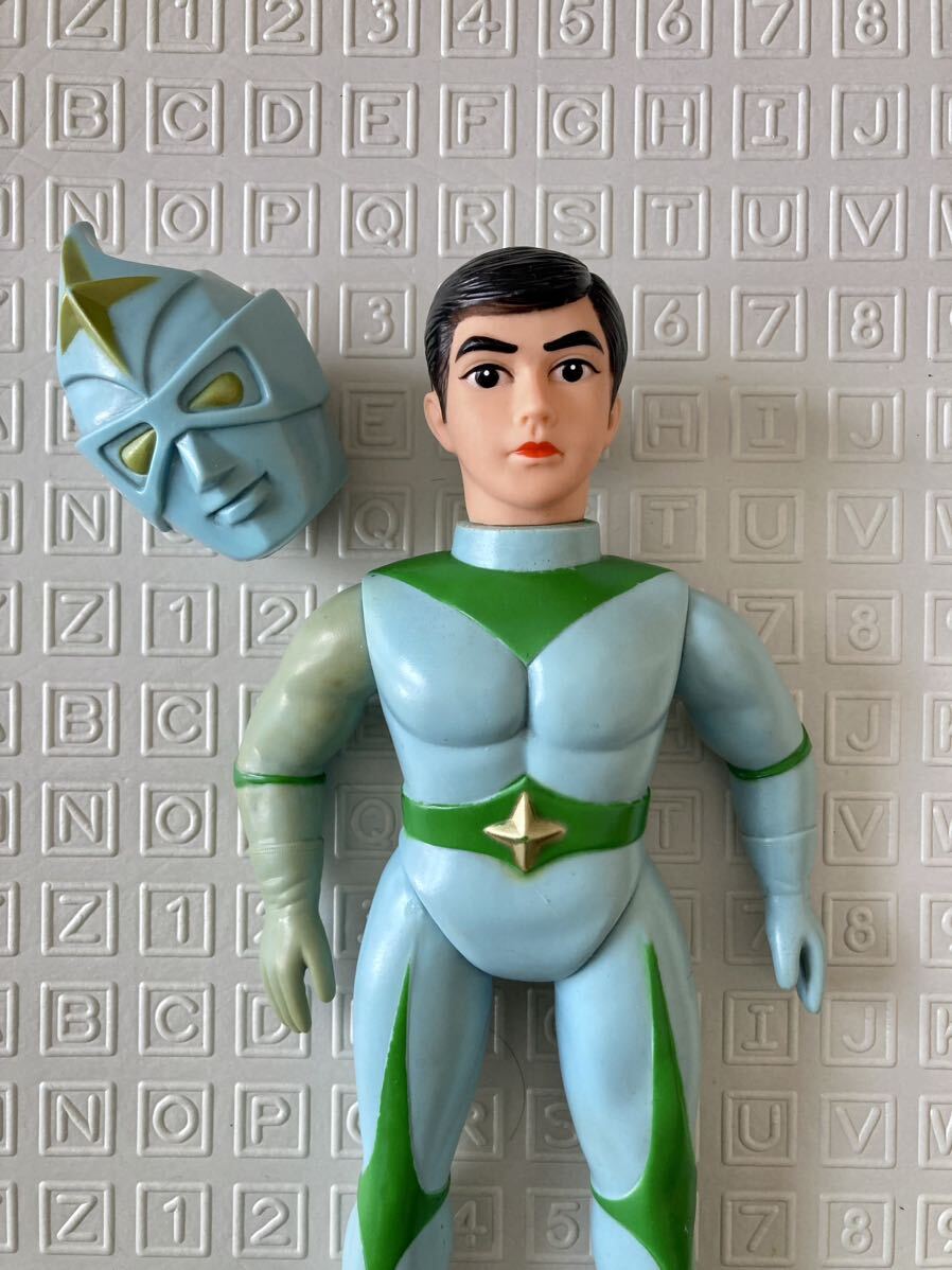 円谷プロ ブルマァク ソフビ 当時物ミラーマン 面取れ