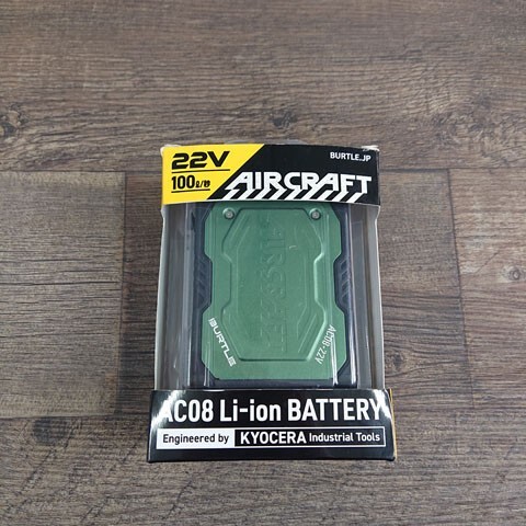 【中古現(xiàn)狀品】バートル　エアークラフト　最大22V　AC08　リチウムイオンバッテリー