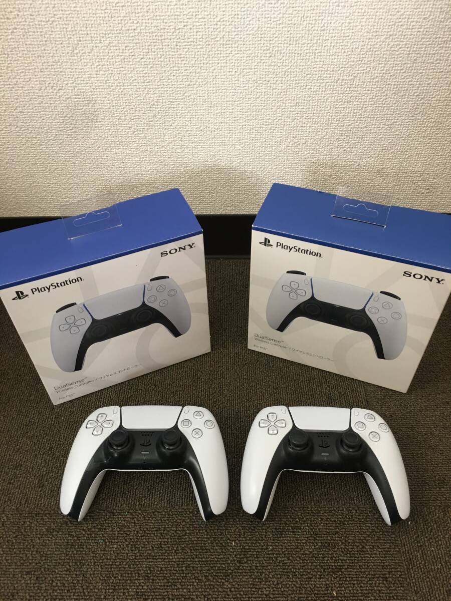 Sony Playstaion5 コントローラ PS5 2台セット まとめて 動作未確認 ジャンク品