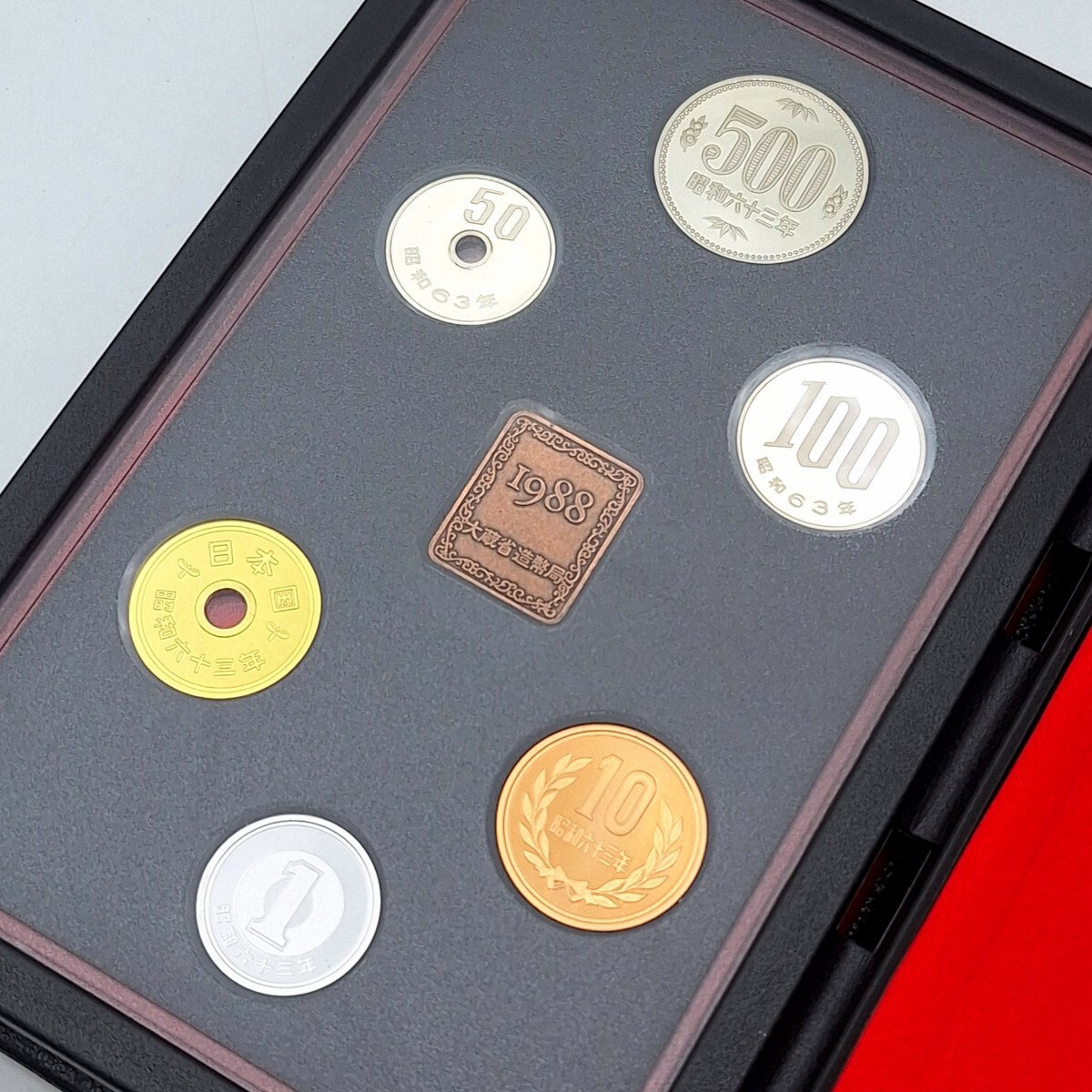プルーフ貨幣セット 1988 昭和63年 大蔵省 造幣局 Mint Bureau プルーフ貨幣セット 1988 昭和63年 大蔵省 造幣局 Mint Bureau