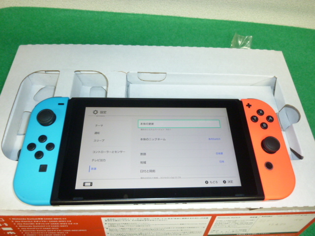 Nintendo Switch 本体 / 付属品完備 / 未対策機 Ver 9 0 1 Nintendo Switch 本体 / 付属品完備 / 未対策機 Ver 9 0 1