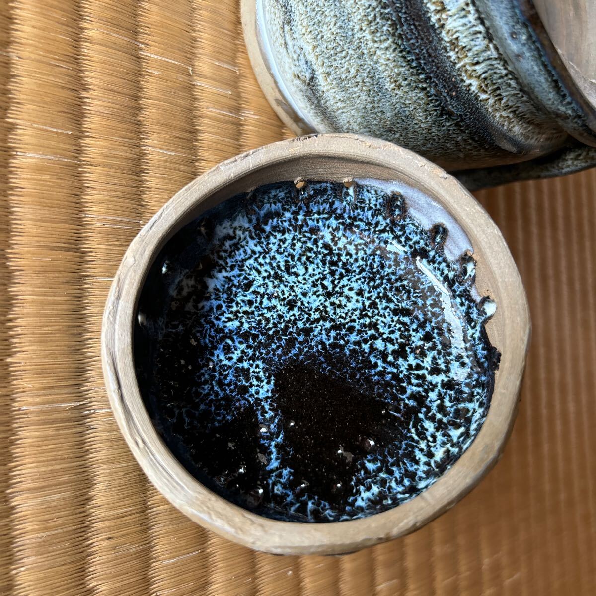 骨董 陶器 古美術 飾壺 飾り壺 工芸品 古美術品 小石原焼 民陶