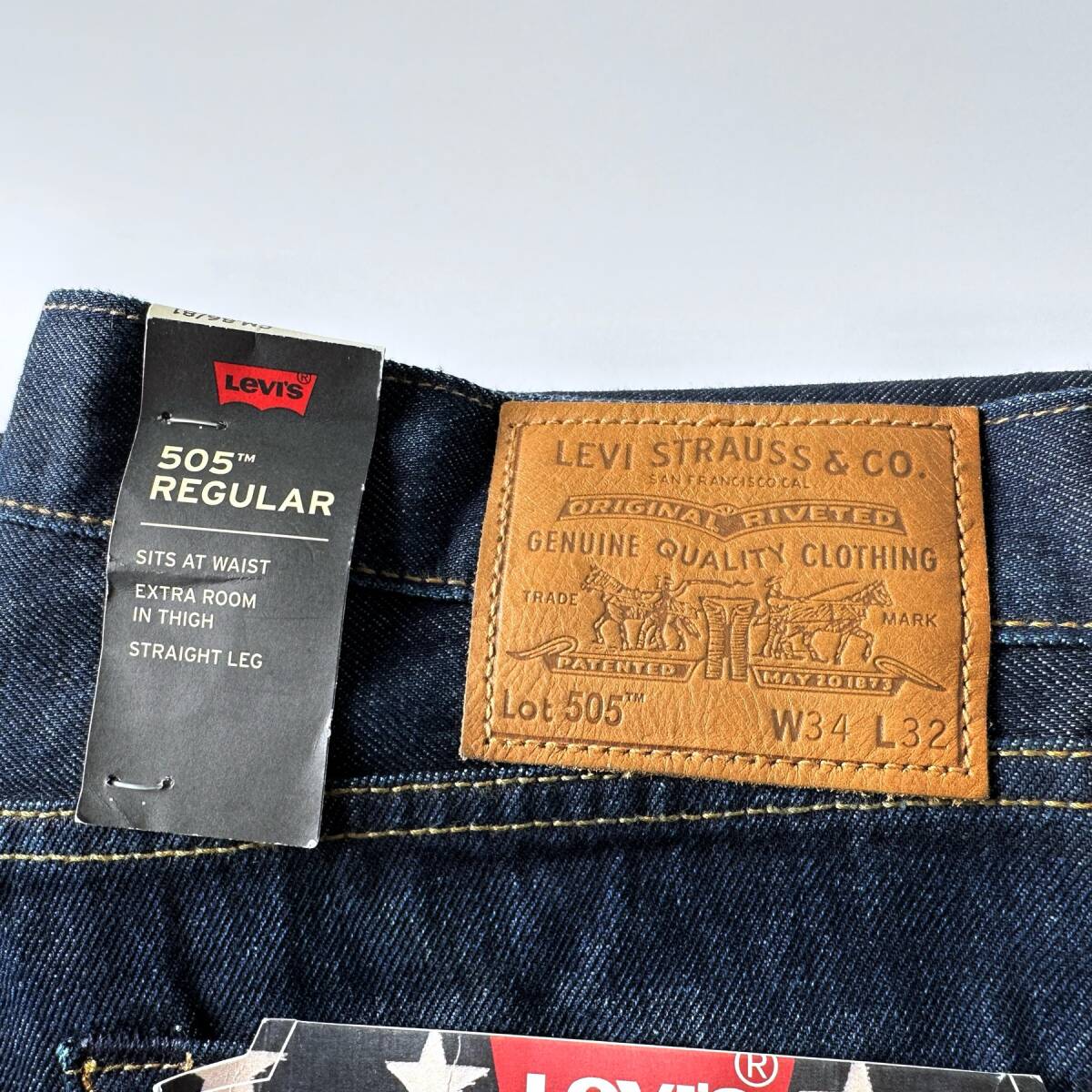米国製 BIGE “PREMIUM” LEVI'S 505 00505-1868 W34 L32 リンス 米国製 BIGE “PREMIUM” LEVI'S 505 00505-1868 W34 L32 リンス