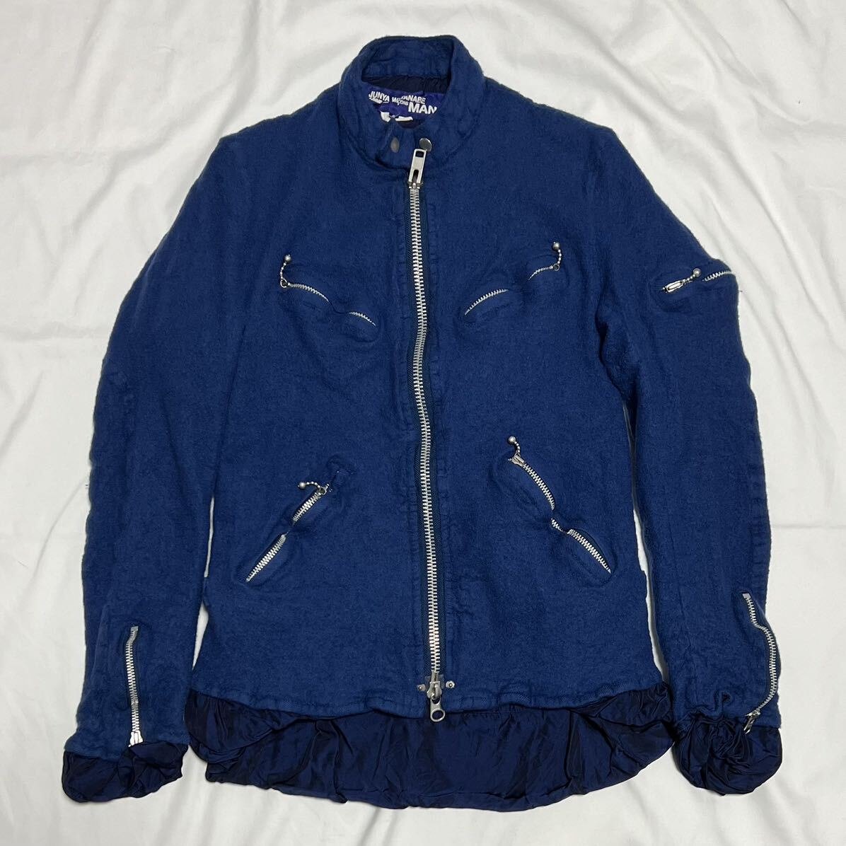 2007 JUNYA WATANABE MAN 縮絨ジャケット ブルゾン ライダース 2007 JUNYA WATANABE MAN 縮絨ジャケット ブルゾン ライダース