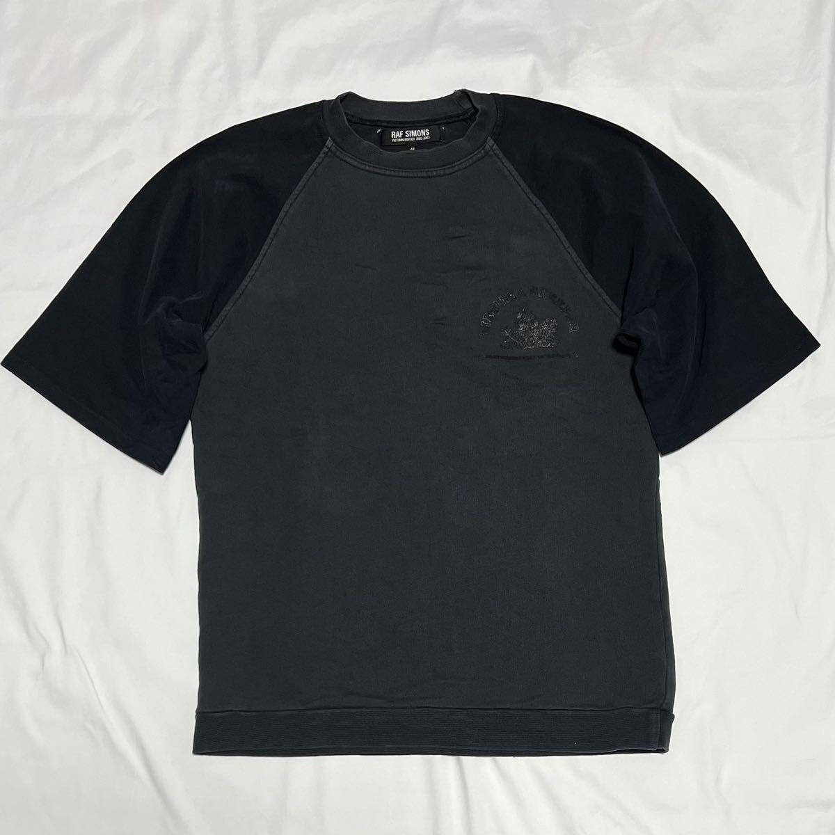 02AW Raf Simons 半袖スウェット Virginia Creeper期 02AW Raf Simons 半袖スウェット Virginia Creeper期