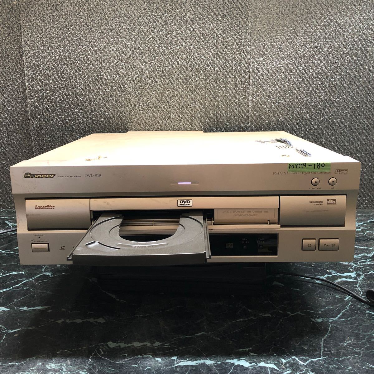 MYM9-180 супер-скидка PIONEER DVL-919 DVD LD PLAYER электризация OK б/у текущее состояние товар *3 раз повторная выставка . ликвидация 