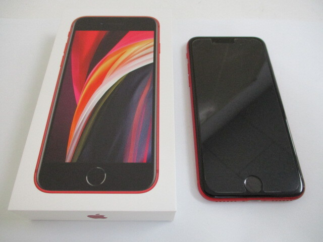 Apple iPhoneSE2 64GB (第2世代) (PRODUCT)RED A2296 MHGR3J/A　中古品　激安1円スタート