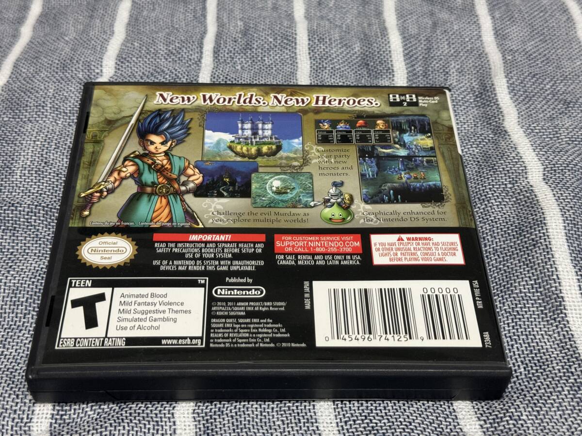 DS 動作確認済み 箱・説明書付き ドラゴンクエストⅥ 海外版 DS 動作確認済み 箱・説明書付き ドラゴンクエストⅥ 海外版